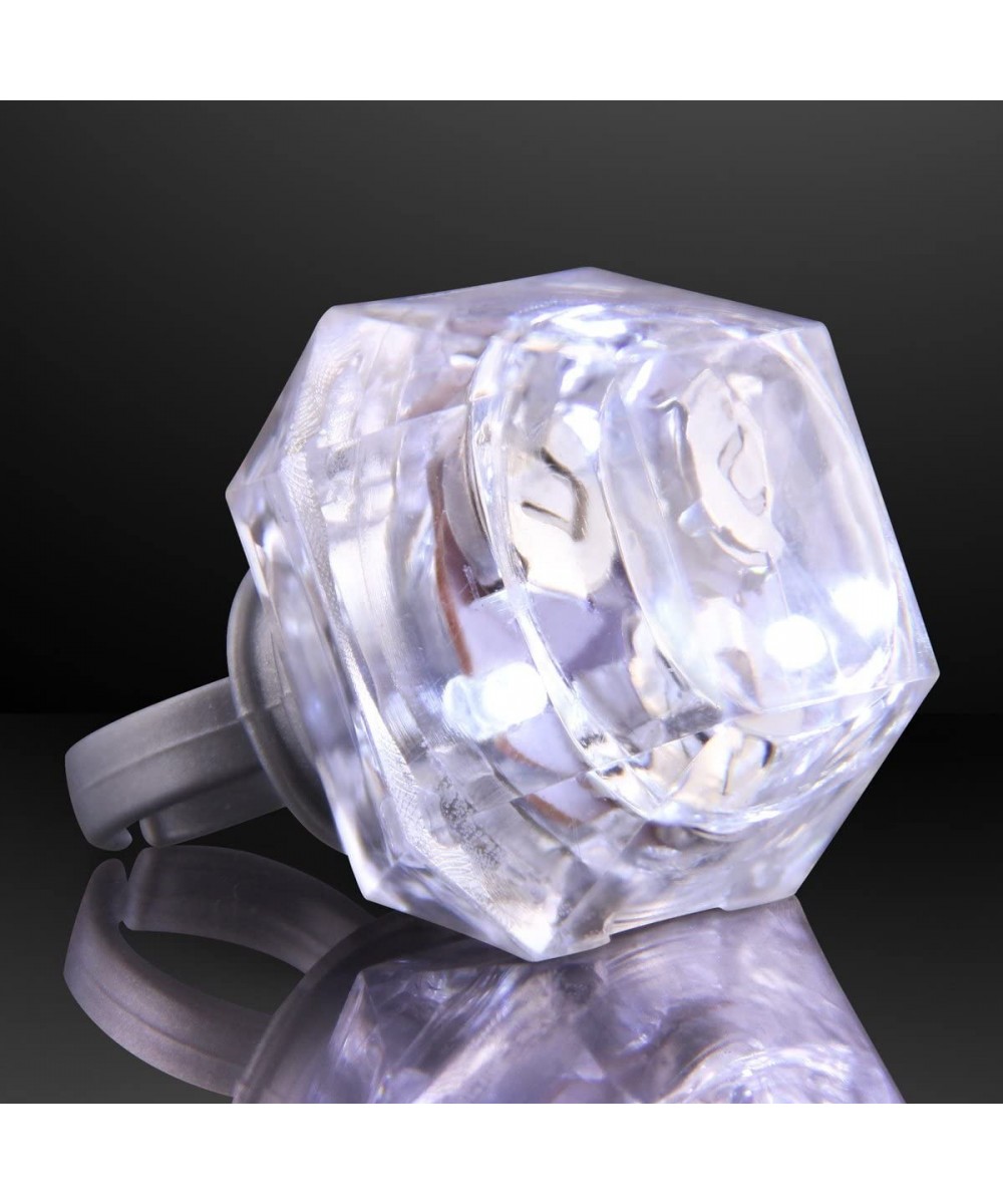 Plastic Princess-Cut Huge Diamond Light Up Rings (Set of 24) $67.12 Kids' Dress-Up Accessories