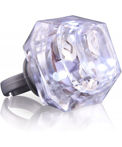 Plastic Princess-Cut Huge Diamond Light Up Rings (Set of 24) $67.12 Kids' Dress-Up Accessories