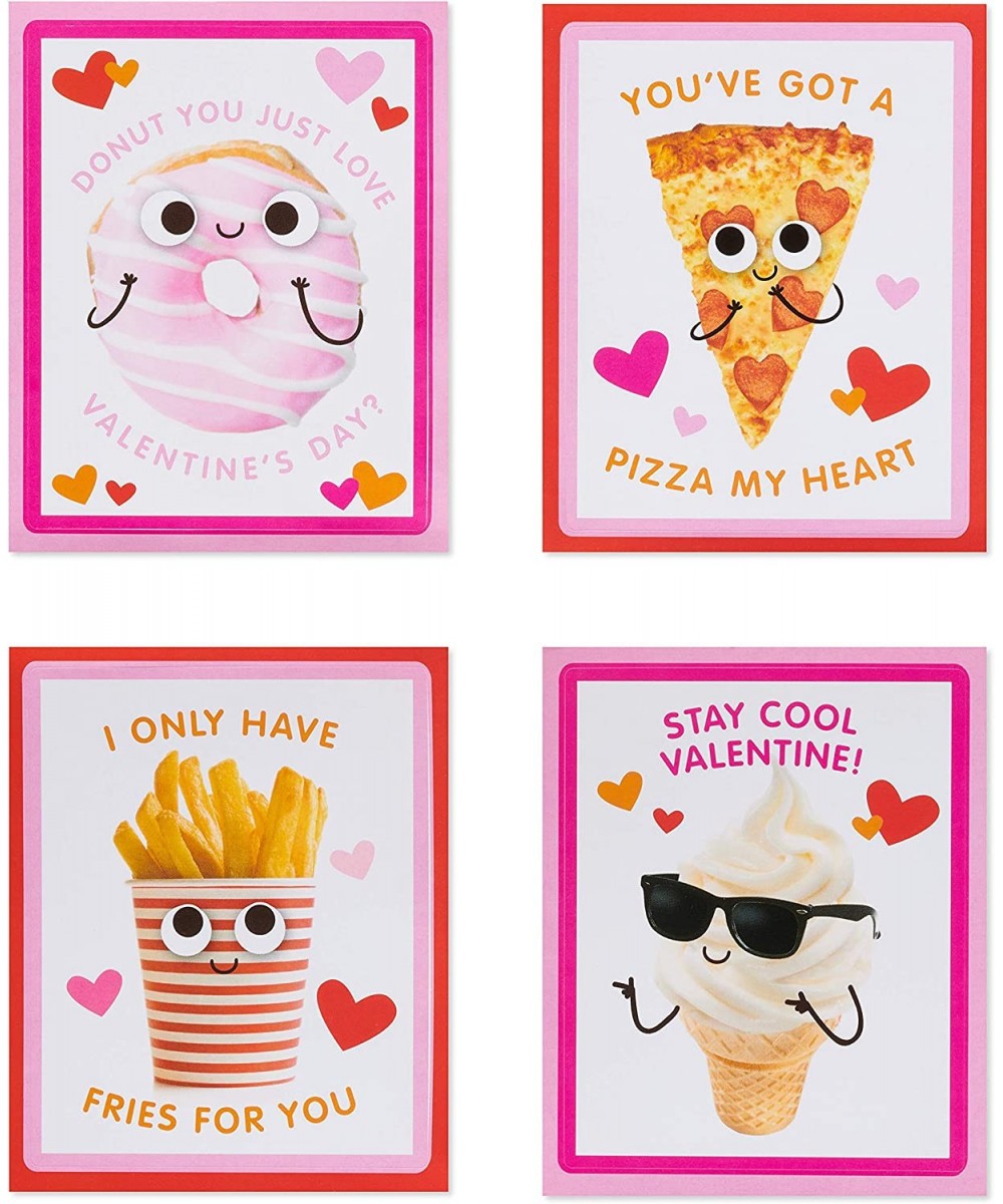 Valentine's Day Cards for Kids Classroom with Stickers Fun Food (56-Count) $17.60 Kids' Stickers