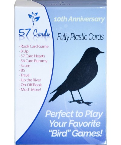 Plastic Bird Cards: 10th Anniversary Deck. Durable Waterproof & No Fraying. $32.32 Card Games