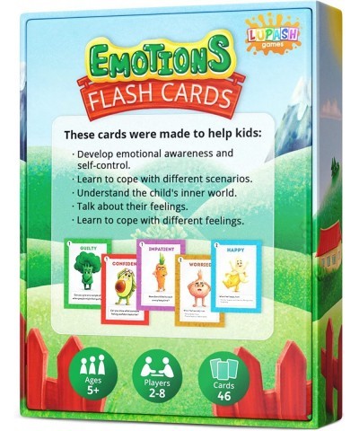 Emotion Cards for Kids - Feelings Flashcards Help Develop Social Skills - Therapy Feelings Cards Game Develop Emotional Intel...