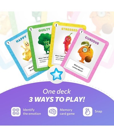 Emotion Cards for Kids - Feelings Flashcards Help Develop Social Skills - Therapy Feelings Cards Game Develop Emotional Intel...