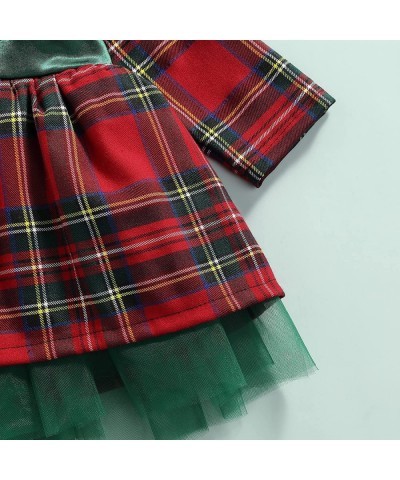 Baby Toddler Girls Clothes 2T 3T 4T 5T Buffalo Plaid Dress Infant 6 12 Months Christmas Outfits Princess Costumes $37.62 Kids...