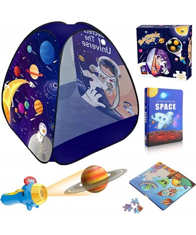 Spaceship Play Tent for Boys - Kids pop up Tent - Outer Space Tent - Indoor&Outdoor Space Play House with Flashlight Projecto...