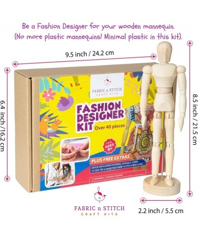 Fashion Designer Kits for Girls & Boys. Beginners Learn to Use Basic Patterns Sew Re-Design & Draft A Basic Pattern for The 8...