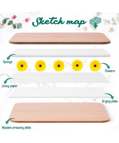 Flower Press Professional Flower Press Kit 6 Layers 6.3 x 8.3 inch Flower Press Kit Flower Pressing Kit for Adults Kids $43.6...