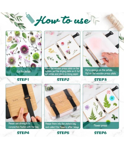 Flower Press Professional Flower Press Kit 6 Layers 6.3 x 8.3 inch Flower Press Kit Flower Pressing Kit for Adults Kids $43.6...