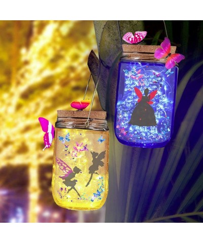 Fairy Lantern Craft Kit for Girls-Fairy Garden Kit 2 PCS Crafts for Girls Ages 10-12 Make Your Own Fairy Lantern Night Light ...