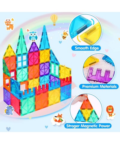 146PCS Magnetic Tiles Building Blocks Set for Kids Magnetic Blocks Magnet Tiles Building Toys 3D Clear Magnetic Toys Preschoo...