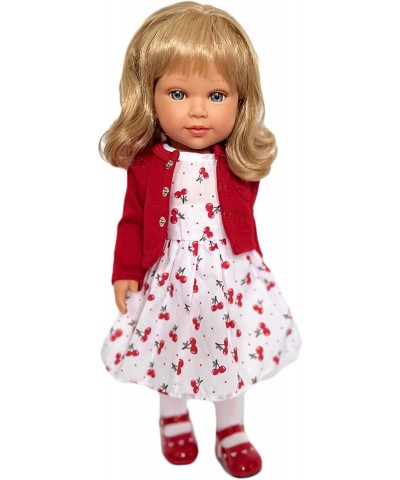 Cherry Dress with Sweaters Fits 18 Inch and Kennedy and Friends Girl Dolls- Doll Clothes $29.81 Dolls