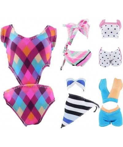 11 Items- 3Pcs Doll Beach Bikini Swimsuit + 3Pcs Swim Ring + 5Pairs Shoes for 11.5 inch Girl Doll（Random Style） $18.46 Doll A...