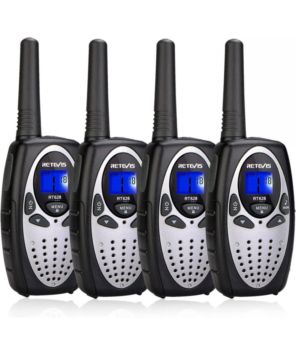 RT628 Walkie Talkies for Kids 4 Pack Toys Gifts for 5-13 Year Old Boys Girls 2 Way Radio with 22 Channels LCD Backlit Long Ra...