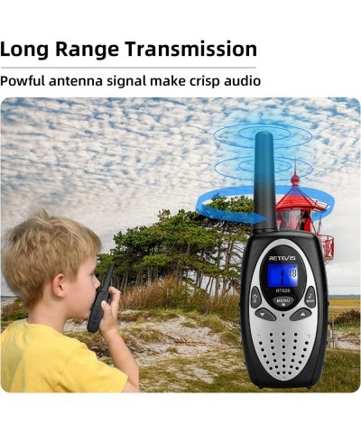 RT628 Walkie Talkies for Kids 4 Pack Toys Gifts for 5-13 Year Old Boys Girls 2 Way Radio with 22 Channels LCD Backlit Long Ra...