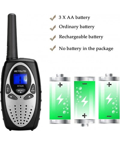 RT628 Walkie Talkies for Kids 4 Pack Toys Gifts for 5-13 Year Old Boys Girls 2 Way Radio with 22 Channels LCD Backlit Long Ra...