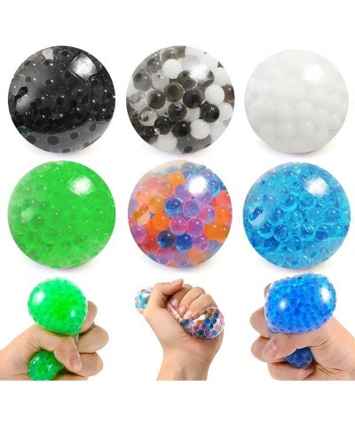 Stress Balls for Kids Adults 6 Pack Fidget Squishy Stress Balls with Water Bead Anxiety Stress Relief Toys Squeeze Balls Squi...