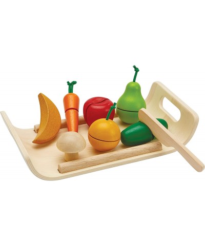 Wooden Assorted Fruit and Vegetable Food Set (3416) | Sustainably Made from Rubberwood and Non-Toxic Paints and Dyes $53.38 T...