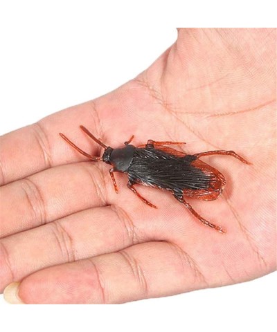 20Pcs Realistic Simulation Plastic Fake Cockroach Roach Novelty Bugs Joke Toys for April Fool's Day Halloween Party Favors De...