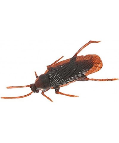 20Pcs Realistic Simulation Plastic Fake Cockroach Roach Novelty Bugs Joke Toys for April Fool's Day Halloween Party Favors De...