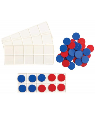 Ten Frame Classroom Set - Math Manipulatives for Kids - 16 Plastic Ten Frames - 160 Counters - Classroom Math Supplies $56.66...