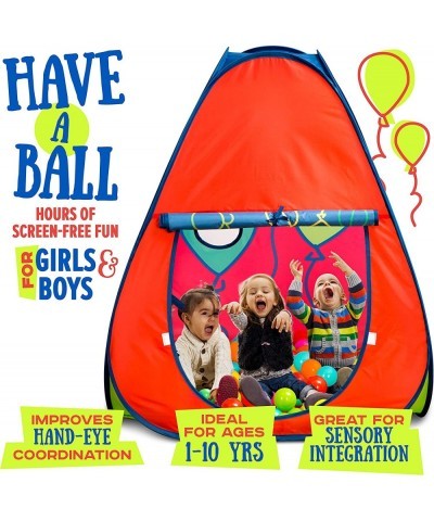 3 in 1 Kids Pop Up Play Tent with Crawl Tunnel and Ball Pit Set – Durable Playhouse Tent for Boys Girls Babies Toddlers & Pet...