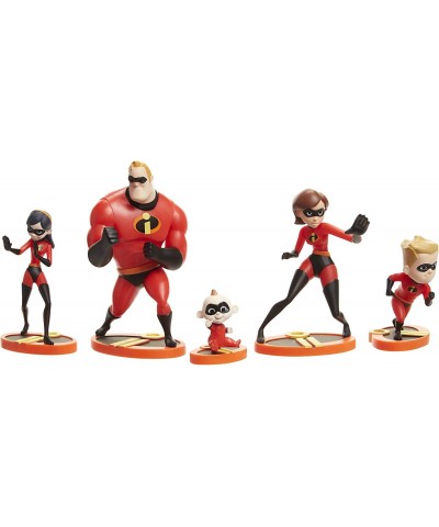 The Incredibles 2 5 Piece Family Figure Set comes with (Mr./Mrs. Incredible Violet Dash Jack Jack) $45.68 Action Figures