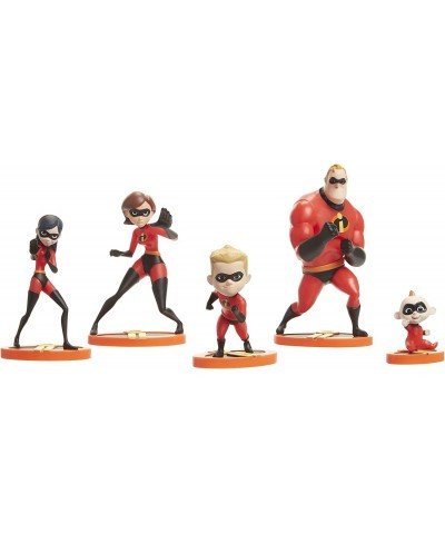 The Incredibles 2 5 Piece Family Figure Set comes with (Mr./Mrs. Incredible Violet Dash Jack Jack) $45.68 Action Figures