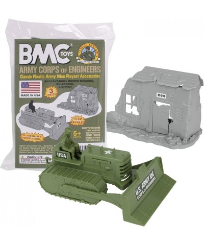 BMC Classic Army Corps of Engineers Bulldozer Building Plastic Army Men Playset $26.10 Play Figure Playsets