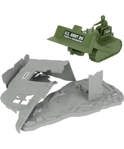 BMC Classic Army Corps of Engineers Bulldozer Building Plastic Army Men Playset $26.10 Play Figure Playsets