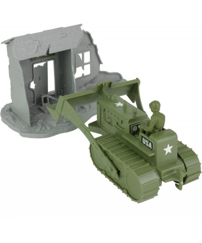 BMC Classic Army Corps of Engineers Bulldozer Building Plastic Army Men Playset $26.10 Play Figure Playsets