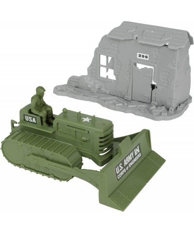 BMC Classic Army Corps of Engineers Bulldozer Building Plastic Army Men Playset $26.10 Play Figure Playsets