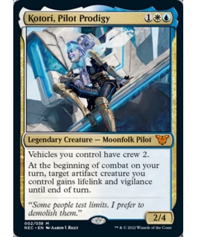 Magic: the Gathering - Kotori Pilot Prodigy (002) - Neon Dynasty Commander $10.76 Trading Cards & Accessories