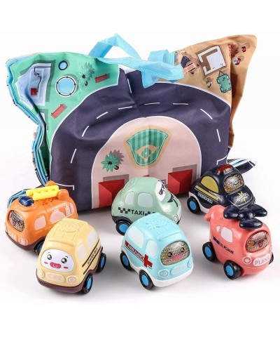 Inertia Baby Toy for 1 Year Old Boy Cars Gifts with Storage Bag 6 Pcs Push and Go Toys Kids Toys Car for Girls Boys Early Edu...