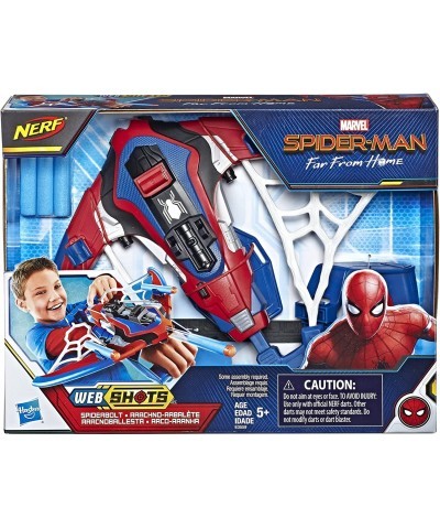 Marvel Web Shots Spiderbolt NERF Powered Blaster Toy Fires Darts Includes 3 Darts And Instructions For Kids Ages 5 and Up (Am...