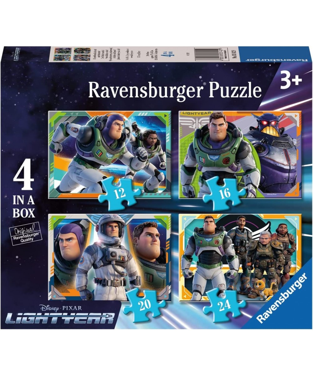 3142 Buzz Disney Pixar Lightyear Jigsaw Puzzle for Kids Age 3 Years Up-to Infinity and Beyond 4 in a Box (12 16 20 24 Pieces)...