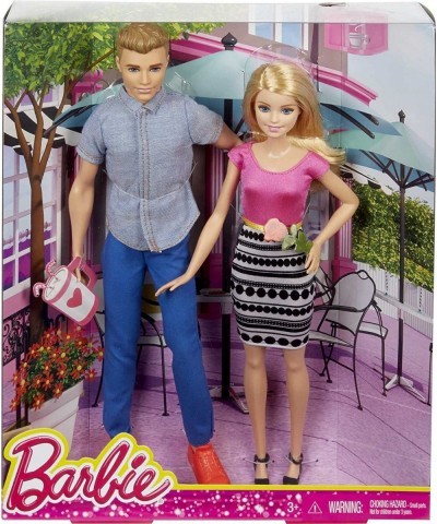 Dolls and Ken Doll 2-Pack Featuring Blonde Hair and Bright Colorful Clothes Kids Toys and Gifts $40.84 Dolls