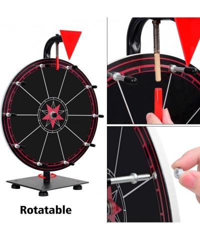 Spinning Wheel for Prizes 10 Slots Color Prize Wheel with Eraser 12 Inch Spin Wheel with Stand Roulette Wheel for Tabletop - ...