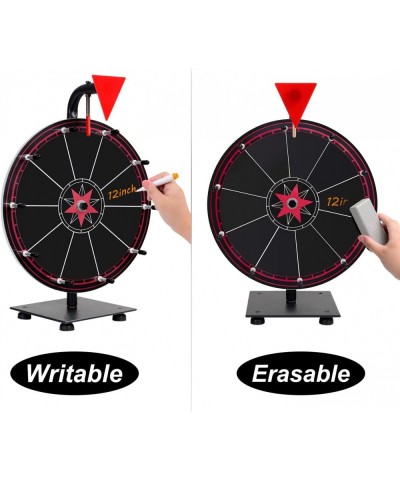 Spinning Wheel for Prizes 10 Slots Color Prize Wheel with Eraser 12 Inch Spin Wheel with Stand Roulette Wheel for Tabletop - ...