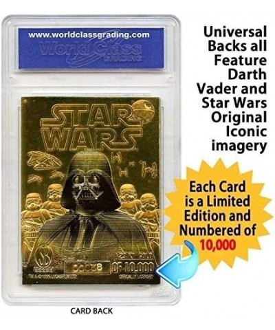 Star Wars Luke Skywalker & Princess LEIA Darth Vader GEM-MT 10"23 KT Gold Card LOT! 1/10 000! $57.88 Trading Cards & Accessories