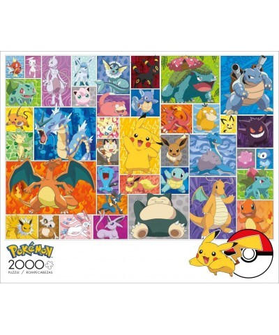 Pokemon - Pokemon Squares - 2000 Piece Jigsaw Puzzle $34.48 Jigsaw Puzzles