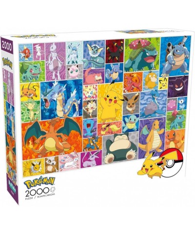 Pokemon - Pokemon Squares - 2000 Piece Jigsaw Puzzle $34.48 Jigsaw Puzzles