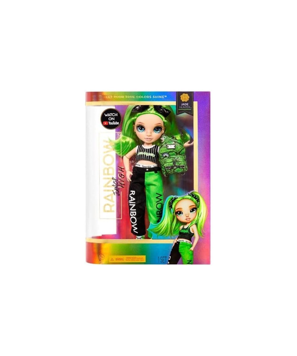 Junior High Fashion Doll with Accessories 9 Inch Collect All 6 Colors of The Rainbow (Jade Hunter (Green)) $48.97 Dolls