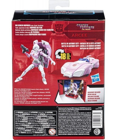 Toys Studio Series 86-16 Deluxe Class The The Movie Arcee Action Figure - Ages 8 and Up 4.5-inch F4480 $30.55 Action Figures