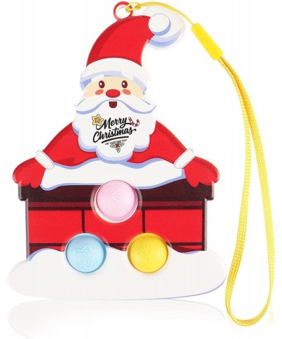 Christmas Ornaments Pop Fidget Toy Bag Mini Push Bubble Toy Simple Fingertip Toy Decompression Toy for All Ages Kids Unique f...