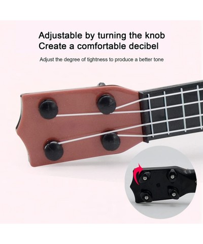 Mini Plastic Guitar Toy Simulation Music Enlightenment Musical Ukulele Toy Elastic Baby Classical Ukulele Toy for Entertainme...