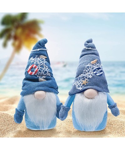 Summer Gnomes Tomte Plush Ocean Day Beach Doll Elf Decor Gnome Handmade Scandinavian Tomte Nisse Swedish Elf Home Farmhouse D...