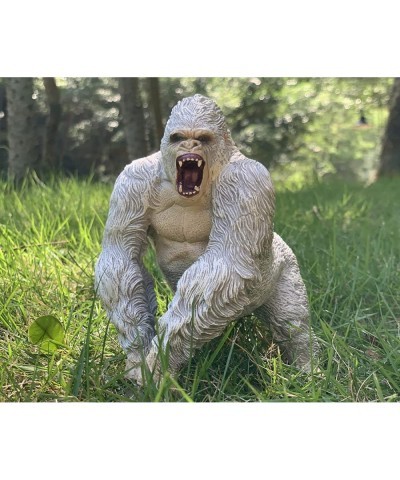 Gorilla King Kong Toys with Realistic Rock Action Figure Rampage Gorilla Fight Mode Gorilla Ape Solid Wild Animal Figurines f...