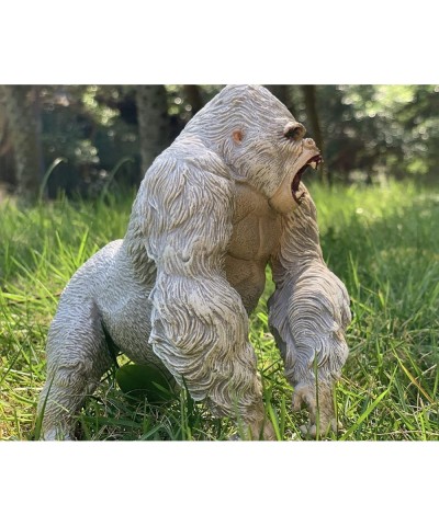 Gorilla King Kong Toys with Realistic Rock Action Figure Rampage Gorilla Fight Mode Gorilla Ape Solid Wild Animal Figurines f...