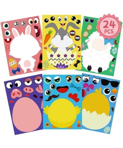 Easter Stickers for Kids Easter Games Make Your Own Easter DIY Make a Face Sticker Easter Crafts Party Favors 6 Styles Easter...