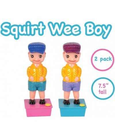 7.5" Squirt Wee Boy (2 Pack) The Classic Gag Toy - A Vintage Gift or Prize - Fun for The Whole Family - Popular Hibachi Imple...