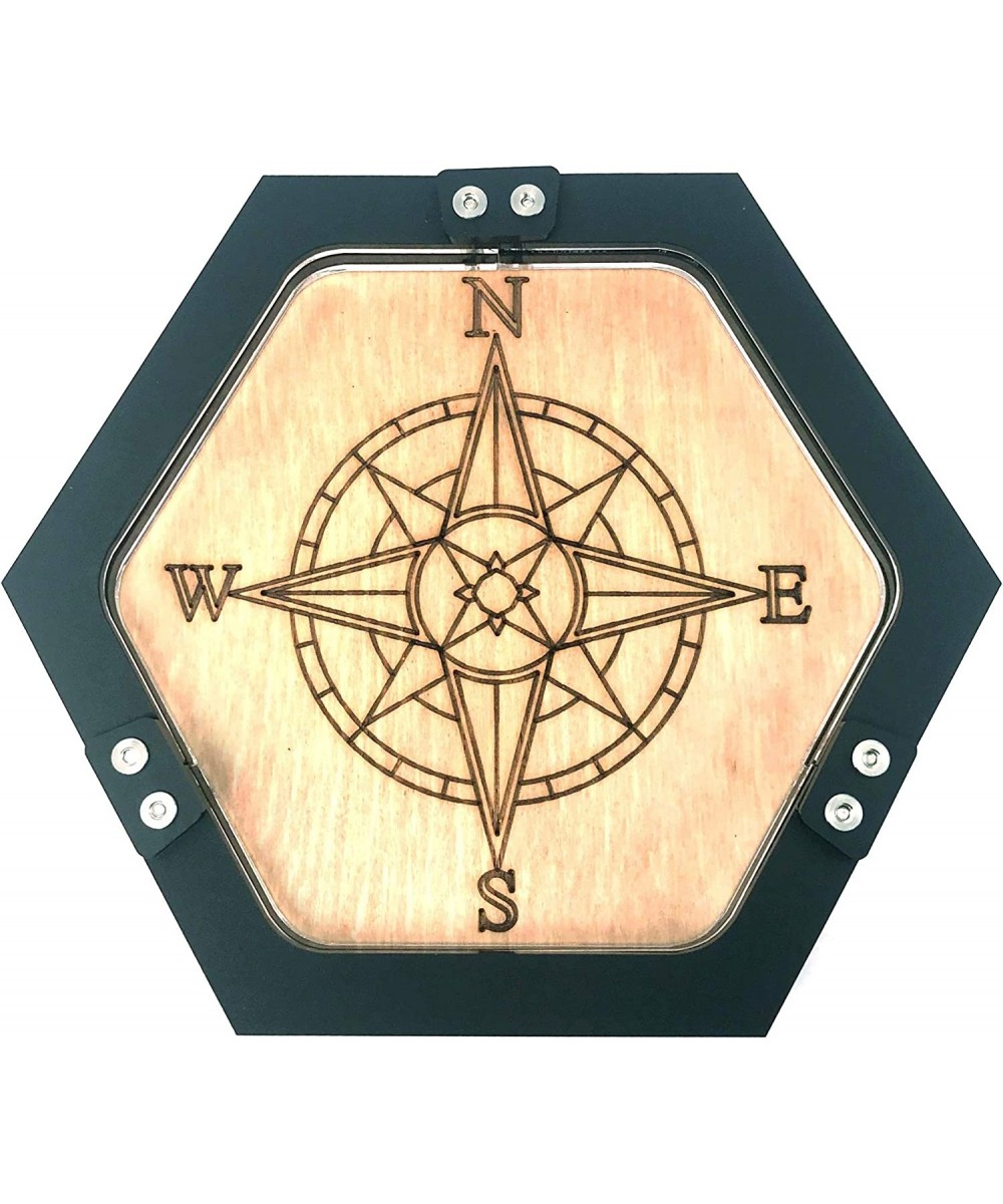 Mini Personal Size Gaming Compass Dice Tray $45.76 Game Accessories